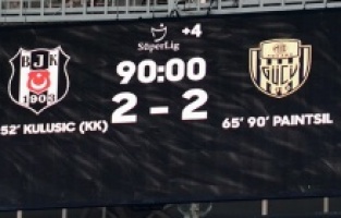 Beşiktaş 14 maç sonra evinde Ankaragücü’nü yenemedi