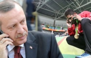 Cumhurbaşkanı Erdoğan, şampiyon Taha Akgül’ü aradı