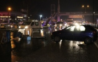 D650 karayolunu kilitleyen kaza!