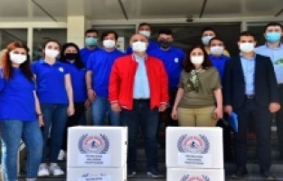 İncirliova Belediyesi'nden ihtiyaç sahibi ailelere yardım kolisi