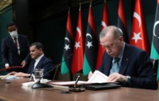 Libya'yla imzalar atıldı