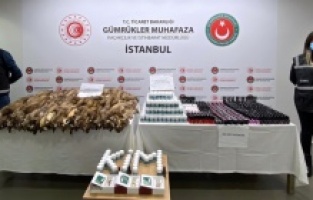 Sabiha Gökçen Havalimanında 2,5 milyon lira değerinde kaçak eşya ele geçirildi