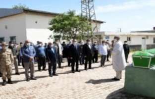 Şehit babası son yolculuğuna uğurlandı