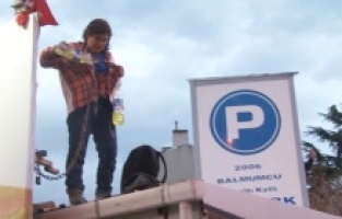 Şişli’de korku dolu anlar