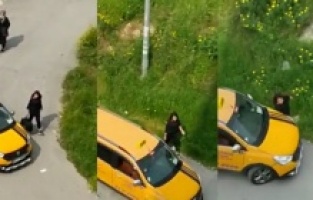 Taksici yol ortasında kadına dehşeti yaşattı!