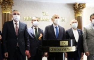 Ulaştırma ve Altyapı Bakanı Karaismailoğlu Gümüşhane’de