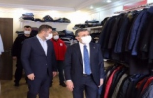 Vali Atay, Kızılay çalışmalarını yerinde inceledi