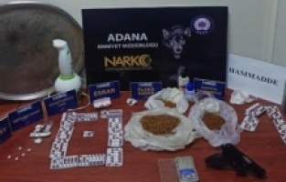 Adana'da Nisan ayında 8 kilo bonzai ele geçirildi