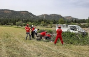 Denizli'de su kuyusuna düşen iki çakal kurtarıldı