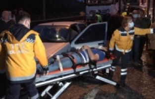 Felaketi makas atan tır yaşattı