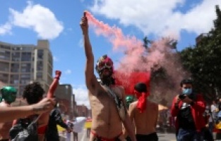 Kolombiya'da gösteriler devam ediyor