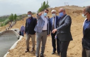 Şahnahanlıların sulama kanalı problemi çözüldü