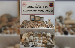 Likya ve Roma dönemine ait olduğu değerlendirilen tarihi eser ele geçirildi