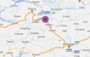 Elazığ'da korkutan deprem meydana geldi