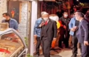 Erdoğan'ın dondurma keyfi