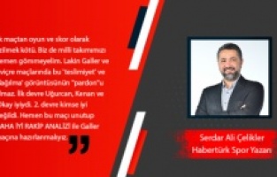 ‘Günün Yazısı’ Serdar Ali Çelikler’in