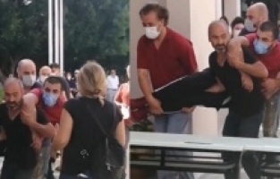 Mersin'de sınava geç kalan engelli gencin yardımına vatandaşlar koştu!