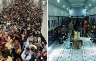 Almanya gönderdiği koca uçağa 7 afgan aldı!