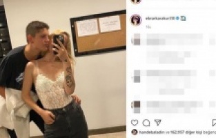Kız arkadaşına aşkını ilan eden milli voleybolcu Ebrar'a destek