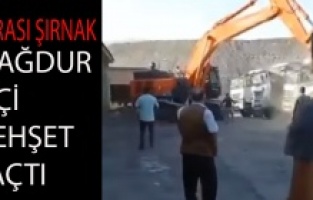Mağdur işçi dehşeti yaşattı!