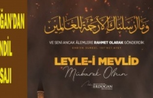 Cumhurbaşkanı Erdoğan’dan Mevlid Kandili paylaşımı