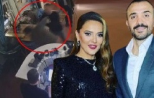 Yumruk yumruğa kavga kamerada