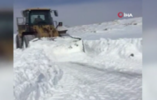 Erzurum’da mezrada çığ düştü, 2 kişi çığ altında kaldı