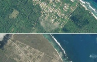 Patlama sonrası birçok alan yeryüzünden silindi