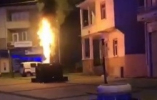 Edirne Uzunköprü’de Adalet anıtına saldırı!