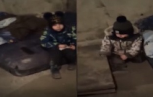 Sığınakta iki çocuğuyla yaşam mücadelesi veren annenin dramı