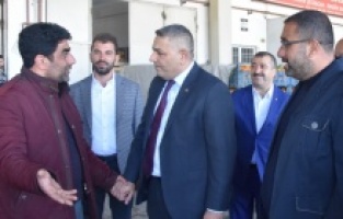 Başkan Sadıkoğlu, Malatya Sebze Meyve Hali’ni ziyaret etti