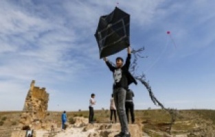 Diyarbakır'lı çocukların uçurtma günü