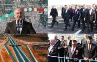 Malatya Kuzey Çevre Yolu'nun birinci etabı hizmete açıldı