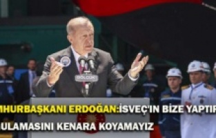 Cumhurbaşkanı Erdoğan: İsveç'in bize yaptırım uygulamasını kenara koyamayız