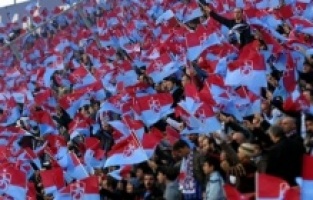 Dillere destan Trabzonspor şampiyonluk kutlaması