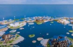 Doğal afetlere dayanıklı ilk yüzen şehir