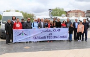 İspendere Kamp Karavan Festivali'ne kortejli açılış