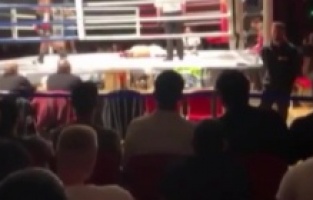 Ringde hayatını kaybeden boksörün son anları kamerada