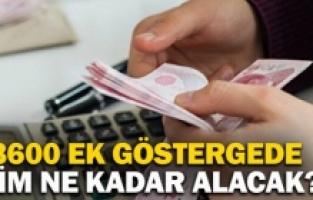 3600 ek göstergede kim ne kadar alacak? Uzman isim tek tek anlattı