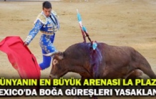 Dünyanın en büyük arenası La Plaza Mexico'da boğa güreşleri yasaklandı