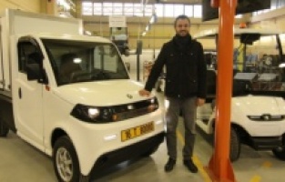 İlk yerli elektrikli kamyonet P-1000 seri üretime başladı