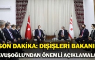 SON DAKİKA: Dışişleri Bakanı Çavuşoğlu'ndan önemli açıklamalar