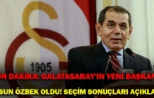 Son Dakika: Galatasaray'ın yeni başkanı Dursun Özbek oldu! Seçim sonuçları açıklandı