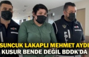 Tosuncuk lakaplı Mehmet Aydın: Kusur bende değil BDDK'da