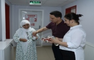 Hasta yakınları Kurban Bayramı’nda yalnız bırakılmadı