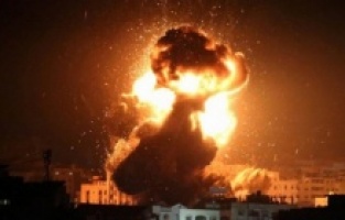 İsrail savaş uçakları Hamas'ı vurdu!