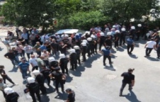 Kentsel dönüşüm projesinde olaylı yıkım