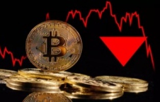 Bitcoin'de sert düşüş yaşandı