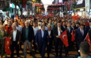 Malatya'da 15 Temmuz Kortej Yürüyüşü