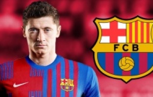 Robert Lewandowski Barcelona'da